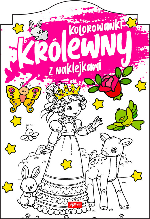 okładka Królewny. Kolorowanka z naklejkami książka | Opracowanie zbiorowe