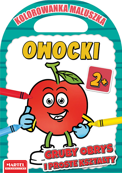 okładka Owocki. Kolorowanka maluszka książka