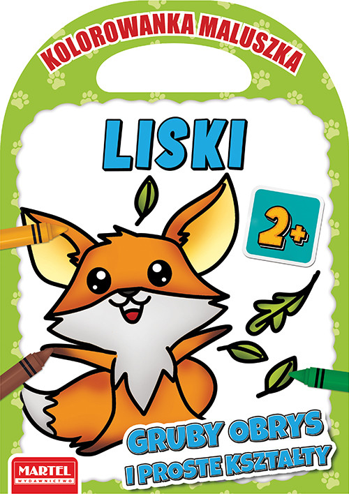 okładka Liski. Kolorowanka maluszka książka