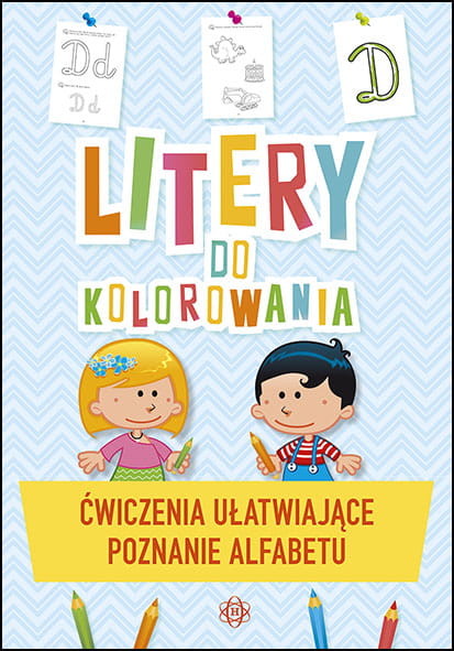 okładka Litery do kolorowania książka