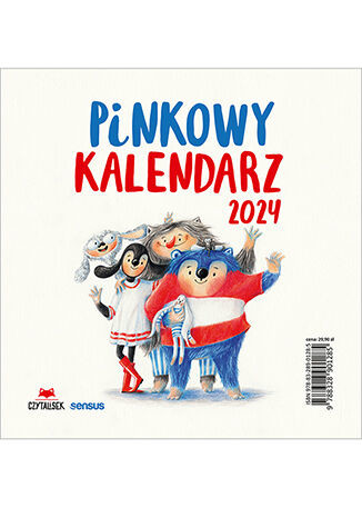 okładka Pinkowy kalendarz 2024 książka | Agnieszka Waligóra