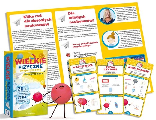 okładka Wielkie Fizyczne Eksperymenty dla najmłodszych! 20 niesamowitych i zabawnych eksperymentów STEM dla dzieci w wieku 3-6 lat książka