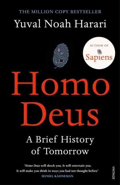 okładka Homo Deus wer. angielska książka | Yuval NoahHarari