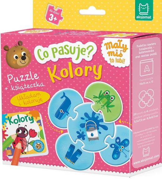 okładka Kolory. Co pasuje? Puzzle + książeczka książka | Anna Podgórska