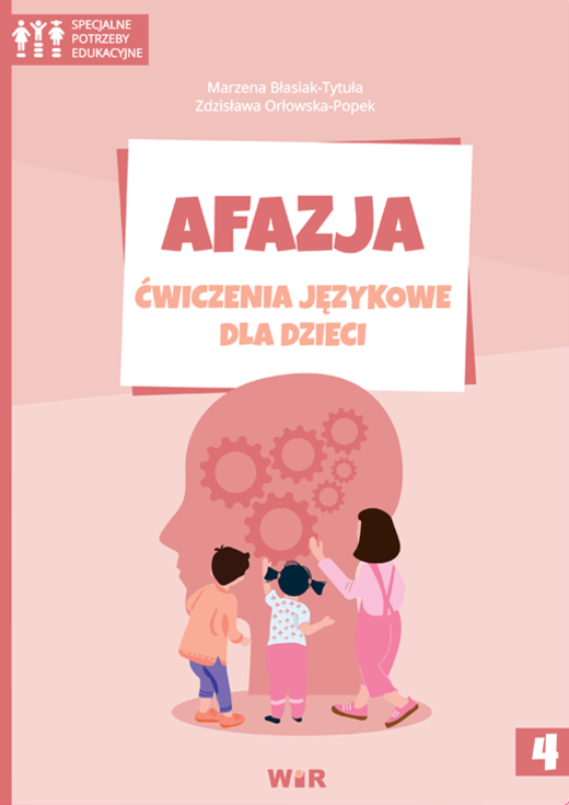 okładka Afazja Ćwiczenia językowe dla dzieci Część 4 książka