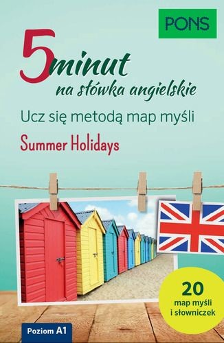 okładka 5 minut na słówka angielskie Ucz się metodą map myśli Poziom A1 wyd.2 PONS książka | Opracowanie zbiorowe