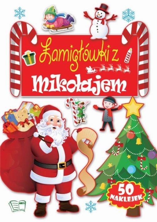 okładka Łamigłówki z Mikołajem książka | Opracowanie zbiorowe