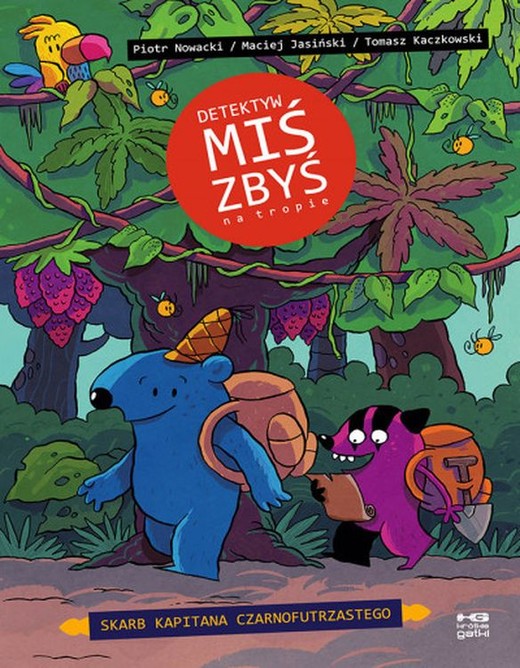 okładka Skarb kapitana Czarnofutrzastego. Detektyw Miś Zbyś na tropie wyd. 2 książka