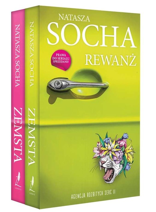 okładka Pakiet Agencja rozbitych serc. Zemsta / Rewanż książka | Natasza Socha