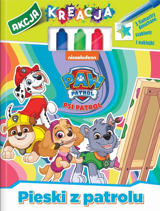 okładka Pieski z patrolu. Akcja Kreacja. Psi Patrol książka | Opracowanie zbiorowe
