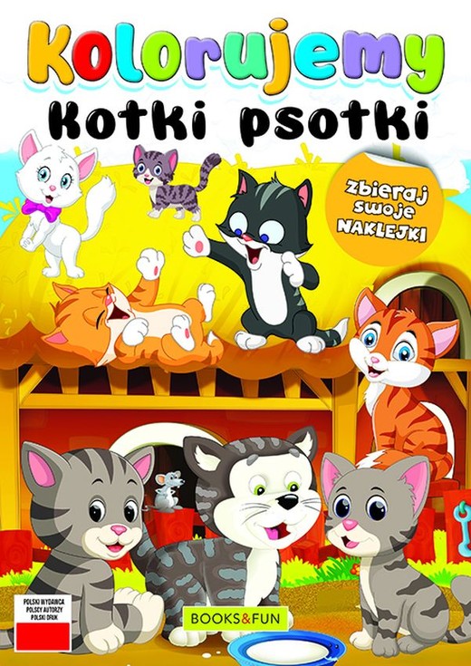 okładka Kotki psotki. Kolorujemy książka | Opracowanie zbiorowe