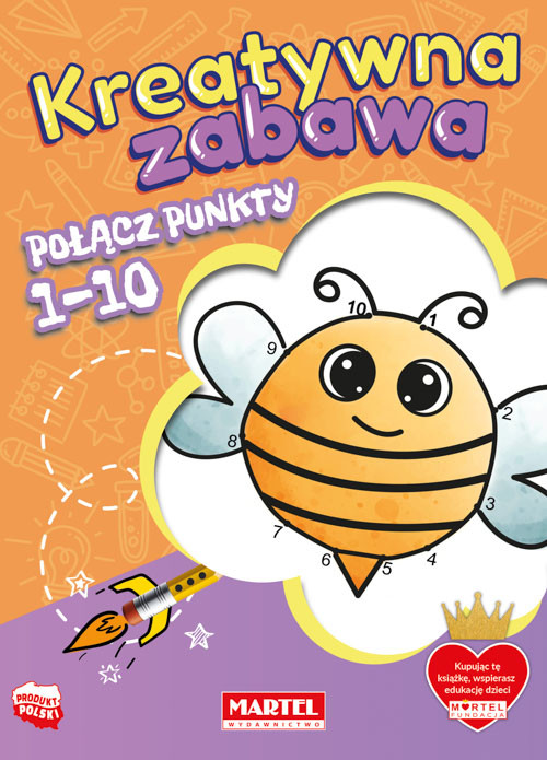 okładka Połącz punkty 1-10. Kreatywna zabawa książka | Salamon Katarzyna