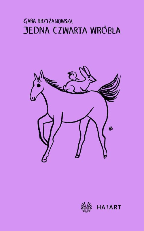 okładka Jedna czwarta wróbla książka | Gaba Krzyżanowska