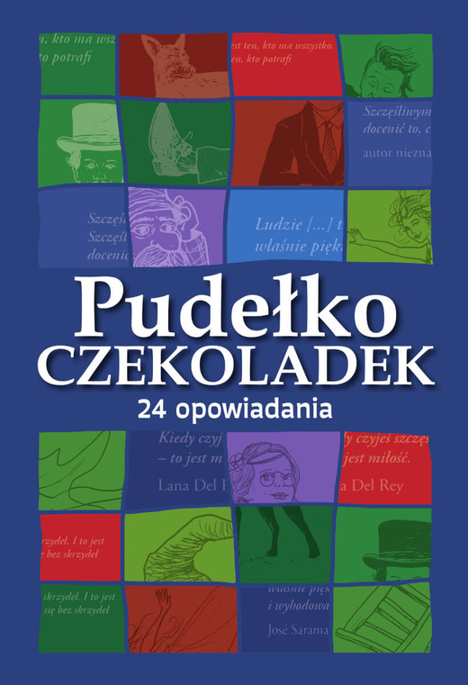 okładka Pudełko czekoladek. 24 opowiadania. Książkowy kalendarz adwentowy książka | Opracowanie zbiorowe
