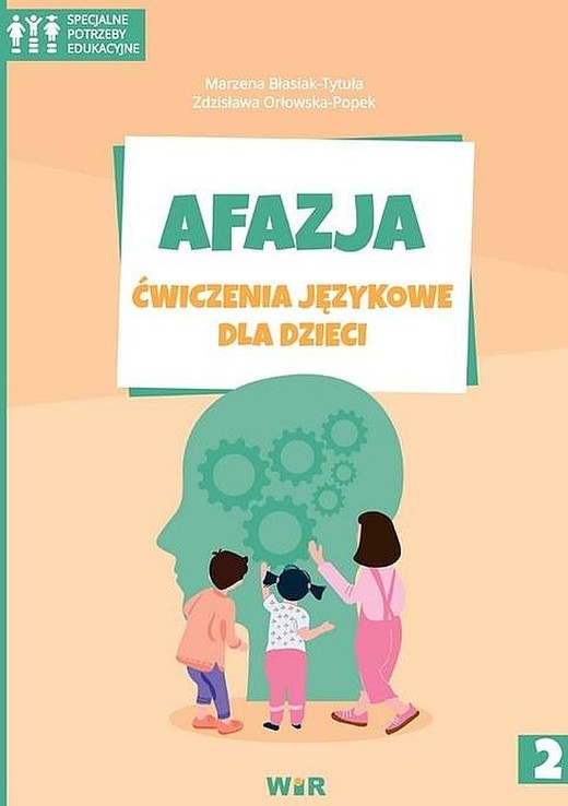 okładka Afazja ćwiczenia językowe dla dzieci część 2 książka