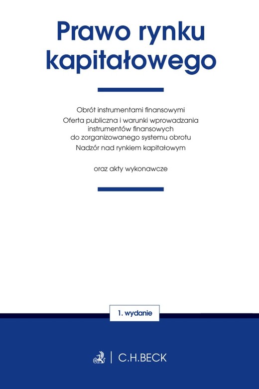 okładka Prawo rynku kapitałowego oraz akty wykonawcze książka | Opracowanie zbiorowe