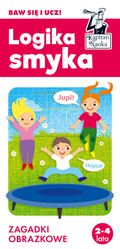 okładka Logika smyka. Zagadki obrazkowe. Kapitan Nauka wyd. 2 książka | Trepczyńska Magdalena