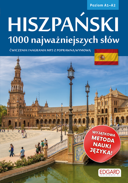 okładka Hiszpański. 1000 najważniejszych słów. Poziom A1-A2 książka | Opracowanie zbiorowe