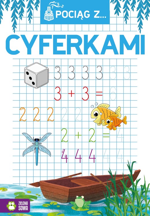 okładka Pociąg z cyferkami książka | Opracowanie zbiorowe