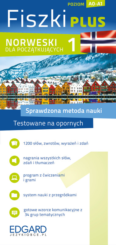 okładka Norweski dla początkujących. Fiszki PLUS wyd. 2 książka | Opracowanie zbiorowe