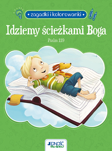 okładka Idziemy ścieżkami Boga. Psalm 119. Zagadki i kolorowanki książka | de BezenacAgnes