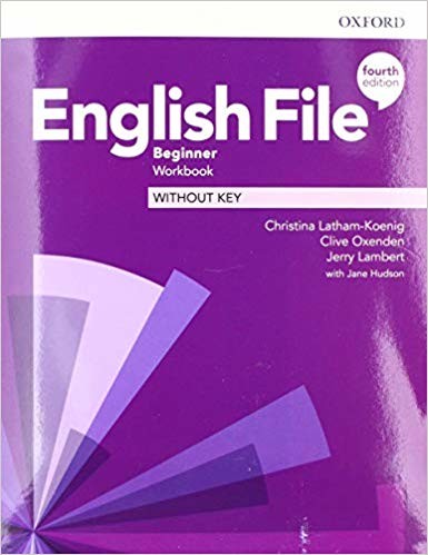okładka English File 4E Beginner WB książka | Christina Latham-Koenig, Clive Oxenden