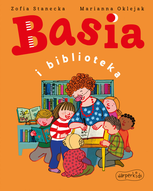 okładka Basia i biblioteka książka | Zofia Stanecka