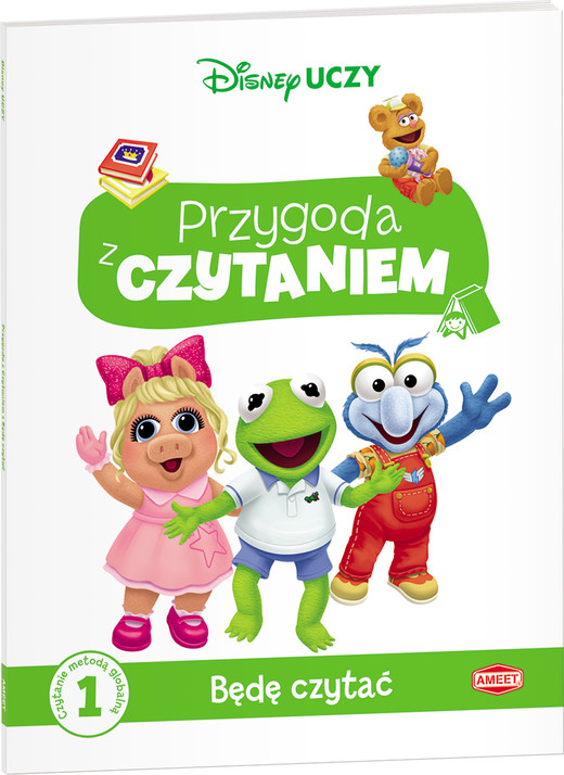 okładka Disney uczy Mapeciątka Przygoda z czytaniem Będę czytać 1 PCG-9301 książka | Opracowanie zbiorowe