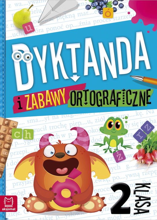 okładka Dyktanda i zabawy ortograficzne. Klasa 2 książka | Bogusław Michalec