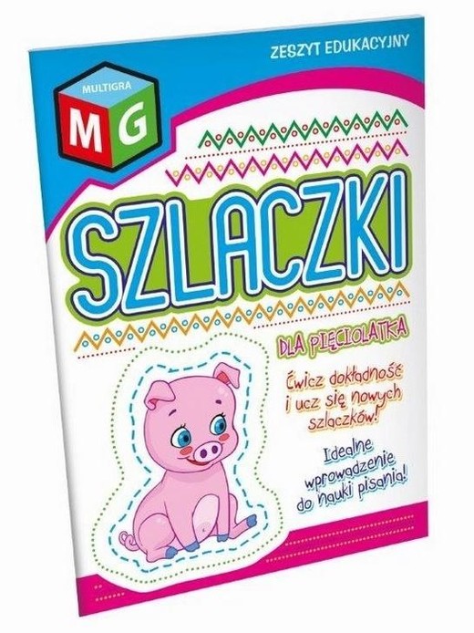 okładka Szlaczki dla pięciolatka książka | Opracowanie zbiorowe