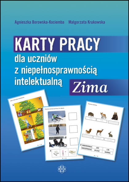 okładka Karty pracy dla uczniów z niepełnosprawnością intelektualną zima książka | Agnieszka Borowska-Kociemba, Małgorzata Krukowska