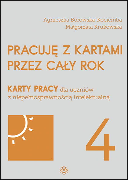 okładka Pracuję z kartami przez cały rok część 4 książka | Agnieszka Borowska-Kociemba, Małgorzata Krukowska