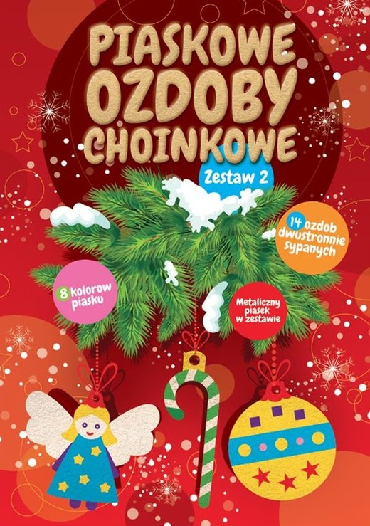 okładka Piaskowe ozdoby choinkowe zestaw 2 książka | Opracowanie zbiorowe