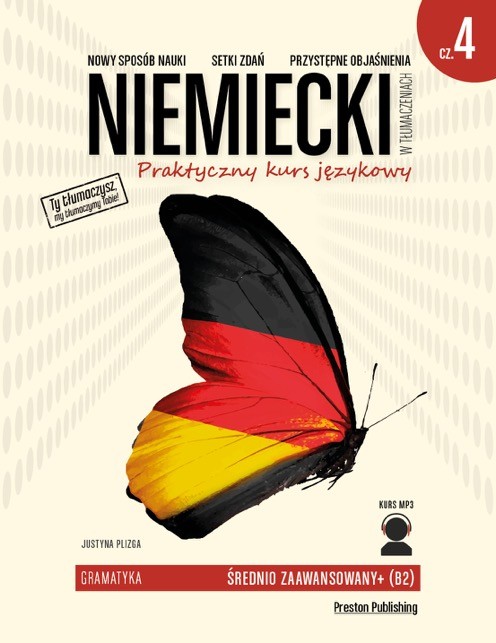 okładka Niemiecki w tłumaczeniach gramatyka 4 pozim b2 + MP3 wyd. 2 książka