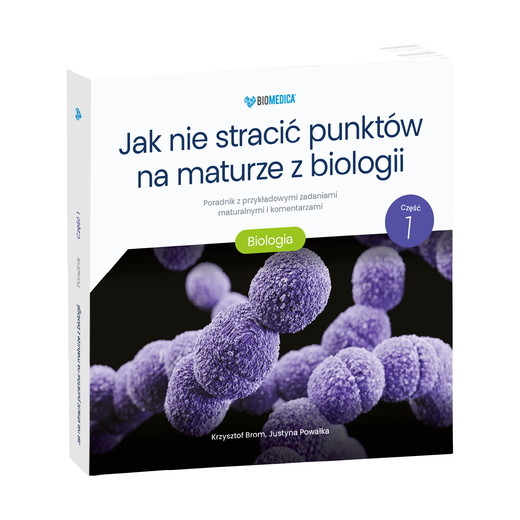 okładka Jak nie stracić punktów na maturze z biologii poradnik część 1 książka | Brom Krzysztof