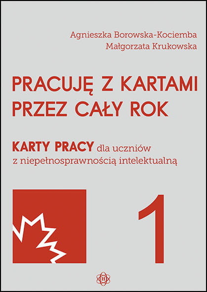 okładka Pracuję z kartami przez cały rok część 1 książka | Agnieszka Borowska-Kociemba, Małgorzata Krukowska