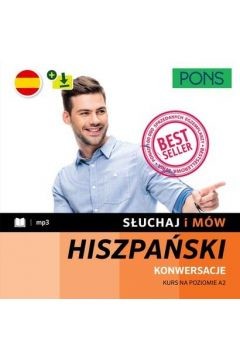 okładka Słuchaj i mów PONS hiszpański A2 w.3 książka | Opracowanie zbiorowe