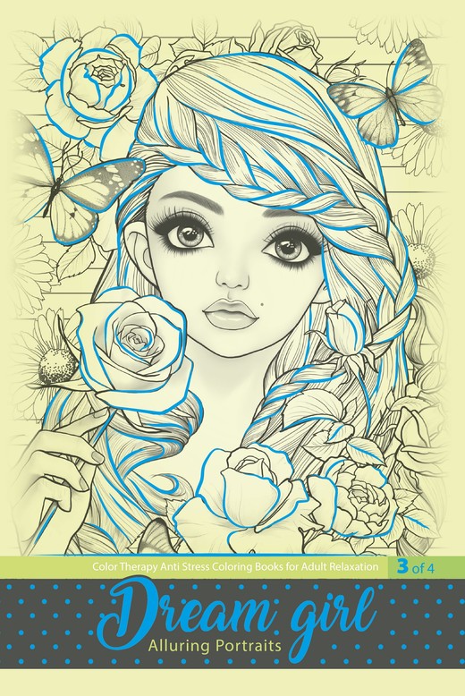 okładka Kolorowanka antystresowa A4 20 kartek 150g TW 3 zielony książka