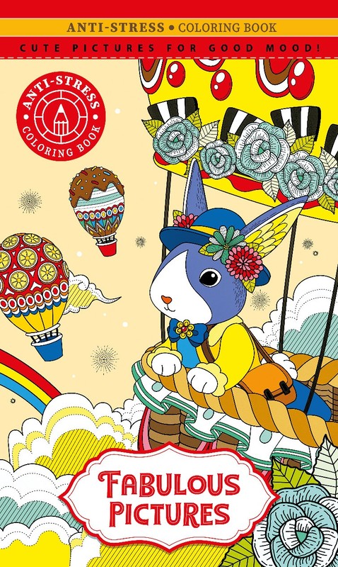 okładka Kolorowanka antystresowa 124x197 20 kartek TW Fabulous pictures książka