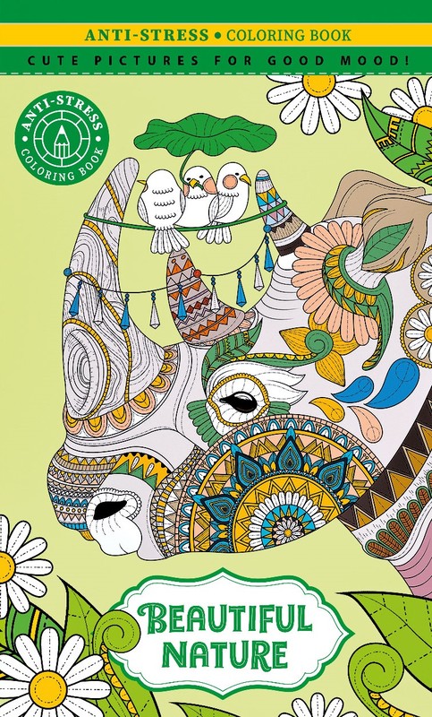 okładka Kolorowanka antystresowa 124x197 20 kartek TW Beautiful nature książka