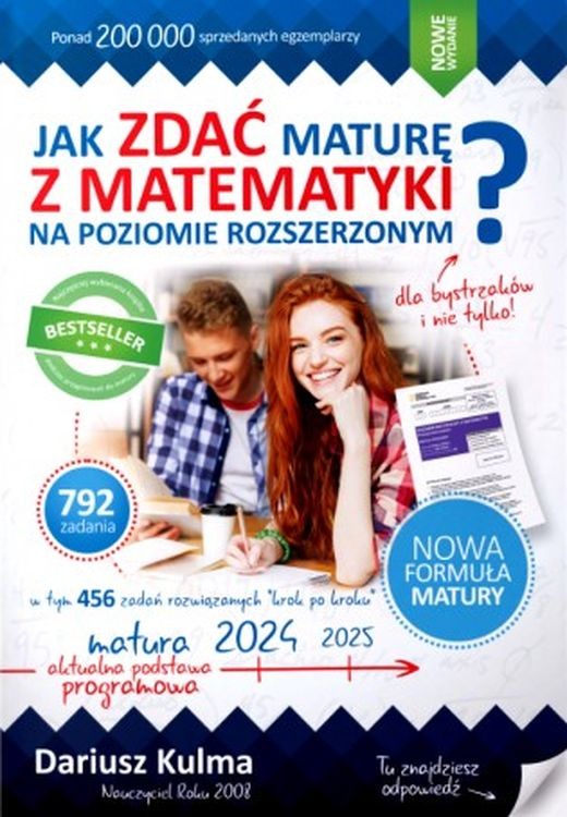 okładka Jak zdać maturę z matematyki na poziomie rozszerzonym? Dla bystrzaków i nie tylko wyd. 5 książka | Kulma Dariusz