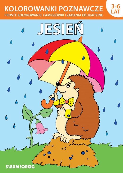 okładka Jesień. Kolorowanki poznawcze książka | Jarosław Żukowski, Stefan Michałowski