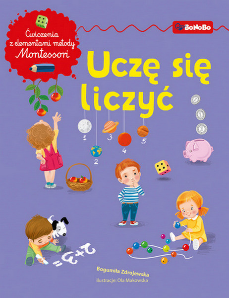 okładka Uczę się liczyć. Ćwiczenia z elementami metody Montessori książka
