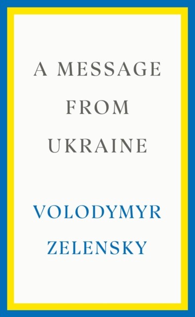 okładka A Message from Ukraine wer. angielska książka
