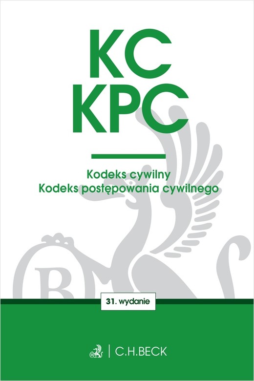 okładka KC. KPC. Kodeks cywilny. Kodeks postępowania cywilnego. Edycja Sędziowska wyd. 31 książka | Opracowanie zbiorowe