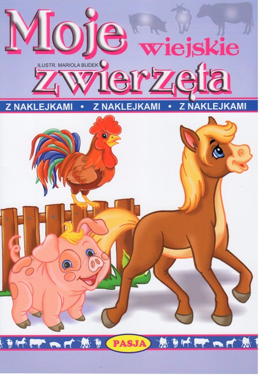 okładka Moje wiejskie zwierzęta książka | Budek Mariola