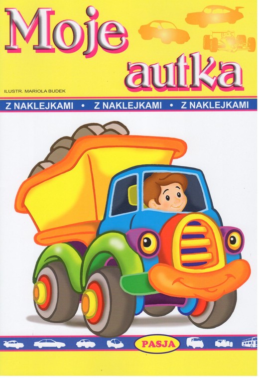 okładka Moje autka książka | Budek Mariola