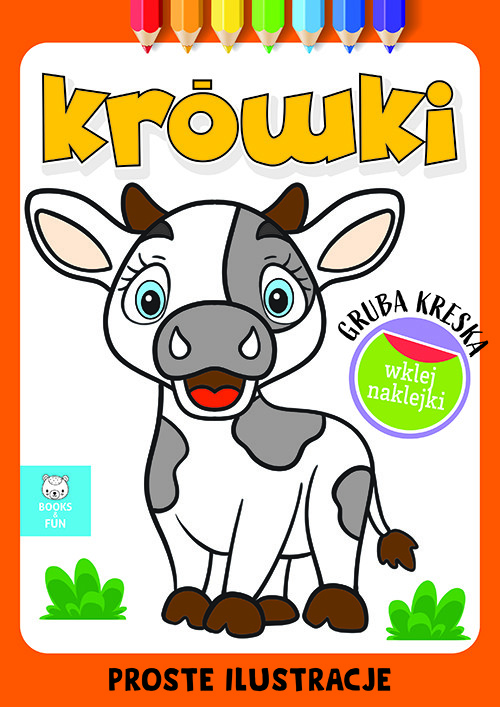 okładka Krówki. Gruba kreska książka | Opracowanie zbiorowe