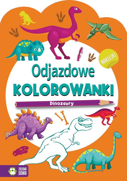 okładka Dinozaury. Odjazdowe kolorowanki książka | Opracowanie zbiorowe