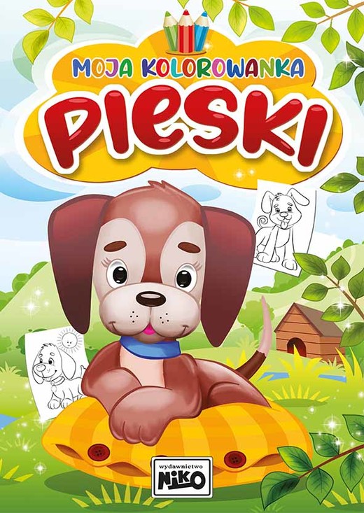 okładka Pieski. Moja kolorowanka książka